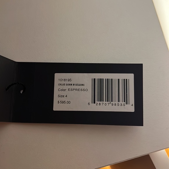 HALSTON
Chloe Sequinned Evening Gown - Picture 3 of 5